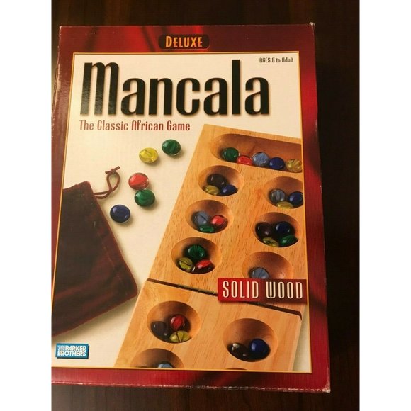 Parker Mancala Classic African Game Marbles - Picture 7 of 12